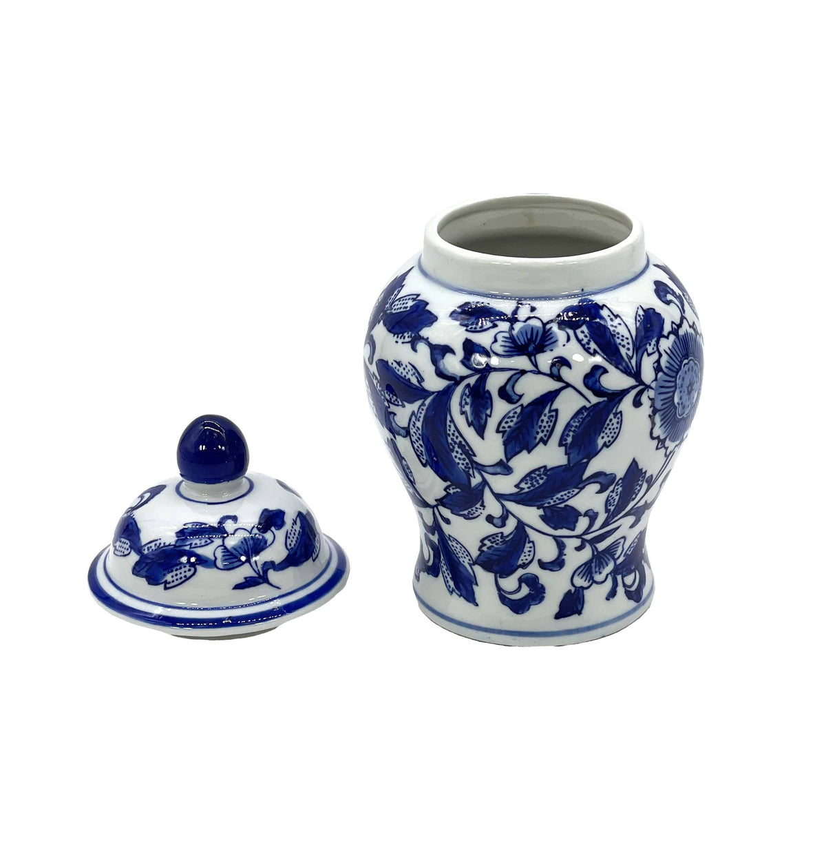 Chinoiserie Pink Decorative Ginger Jar 8"