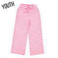 Lulu Mac Youth Pants Pink Striped