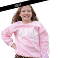 Lulu Mac Kids Sweatshirt Pink/White