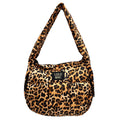 Lulu Mac PUFFER TOTE BAG - LEOPARD
