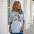 Lulu Mac Leopard T-Shirt Chambray