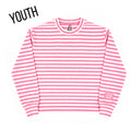 Lulu Mac Kids LS Topm, Pink Striped