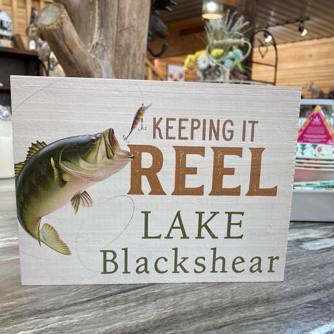 Keeping It Reel Wood Block