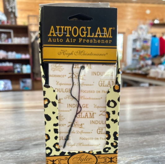 Tyler Candle Co. Autoglam Auto Air Freshener - High Maintenance