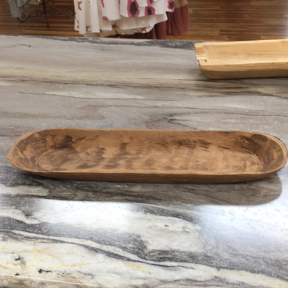 Med Wooden Dough Bowl