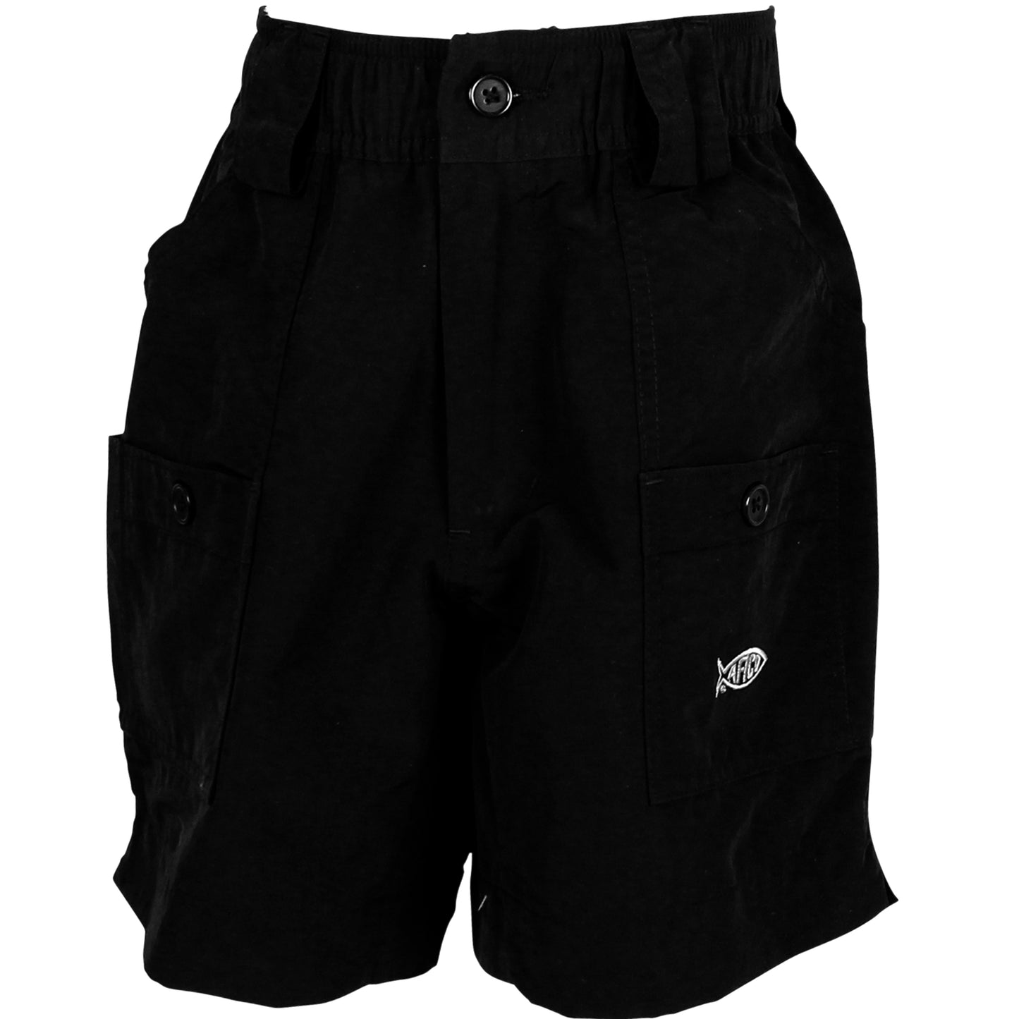 AFTCO Youth Shorts 6" Black